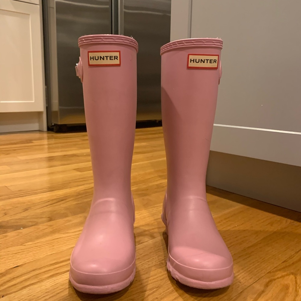 Girls tall Hunter boots size 3